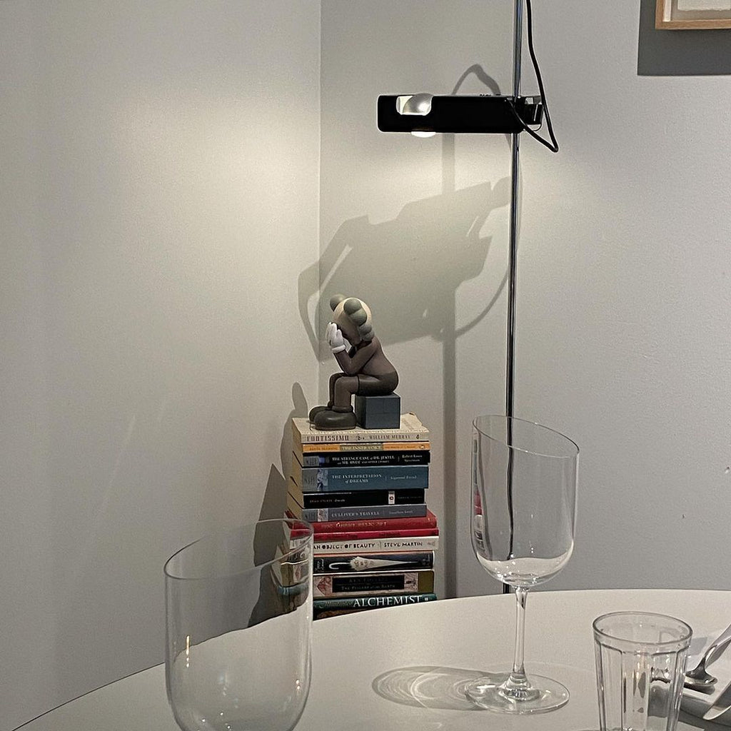 Spider Floor Lamp | Adjustable Metal Reflector with LED Bulb for Indoor Use