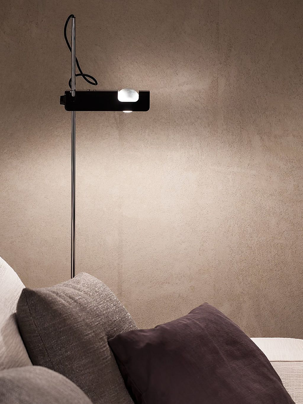 Spider Floor Lamp | Adjustable Metal Reflector with LED Bulb for Indoor Use
