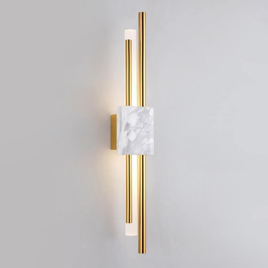 LED Wall Light Fixture - Modern Design with Adjustable Brightness for Living Room, Bedroom & Hallway Lighting