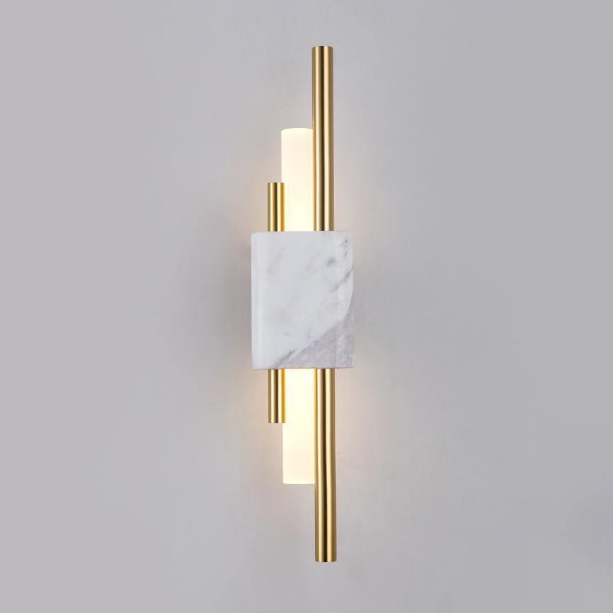 LED Wall Light Fixture - Modern Design with Adjustable Brightness for Living Room, Bedroom & Hallway Lighting