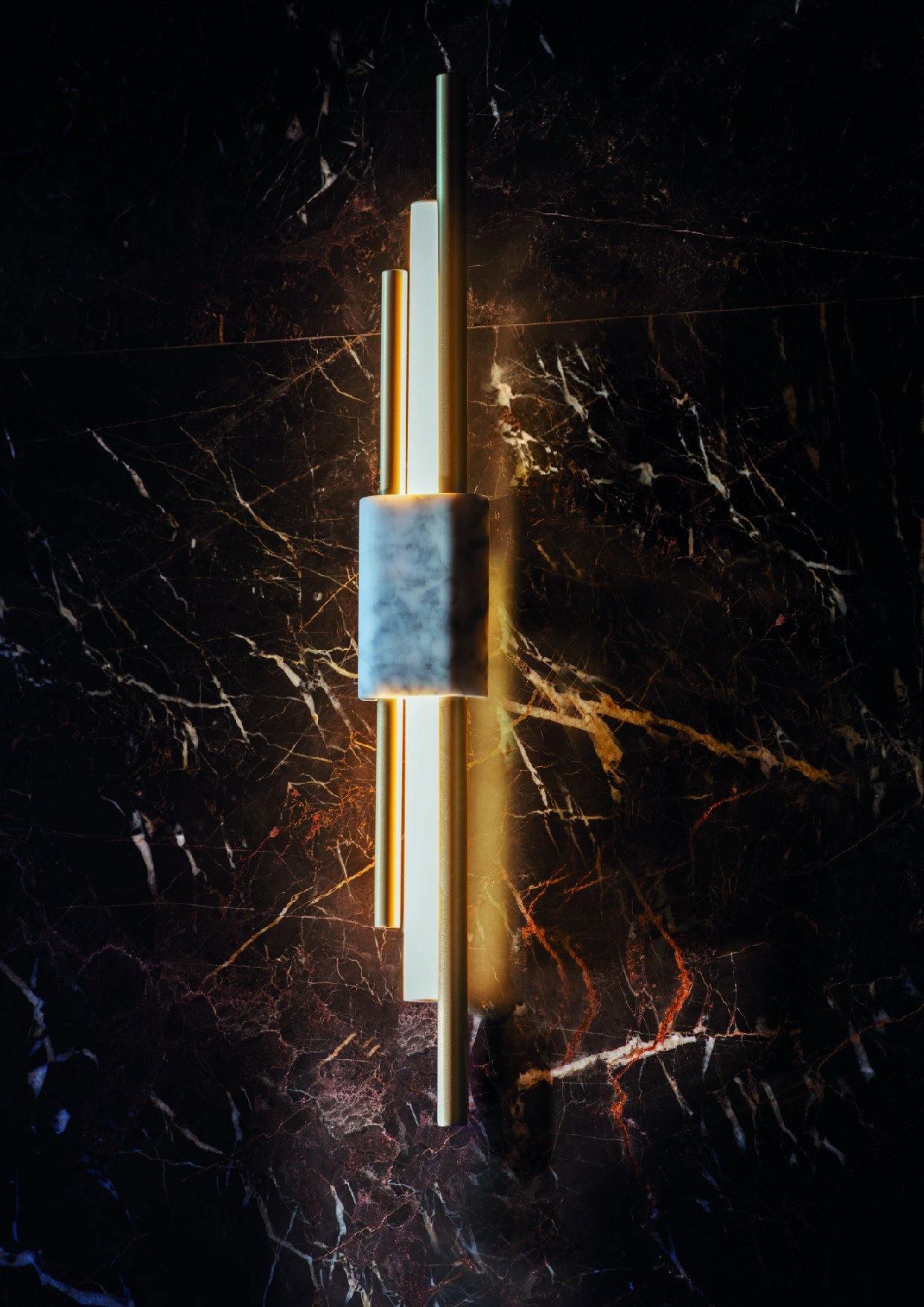 LED Wall Light Fixture - Modern Design with Adjustable Brightness for Living Room, Bedroom & Hallway Lighting