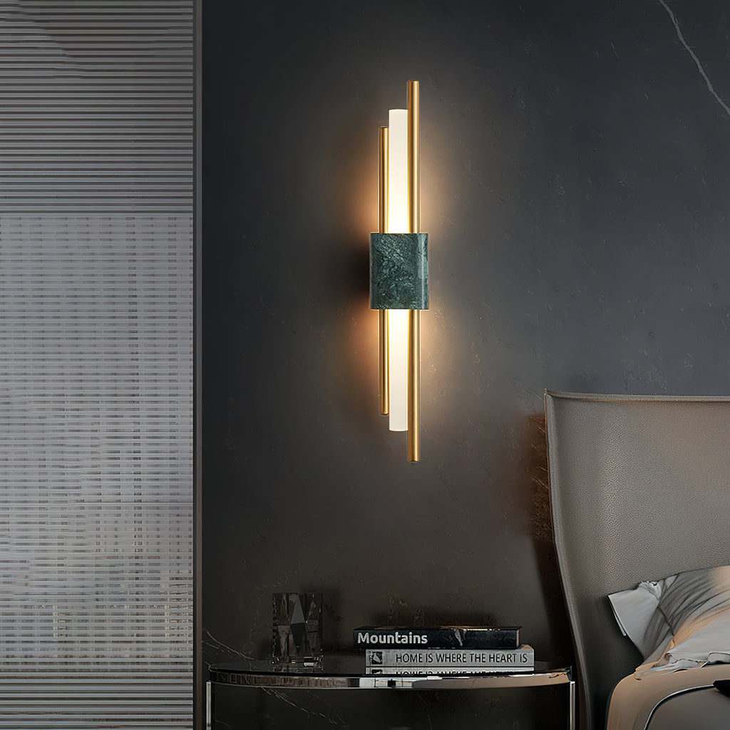 LED Wall Light Fixture - Modern Design with Adjustable Brightness for Living Room, Bedroom & Hallway Lighting