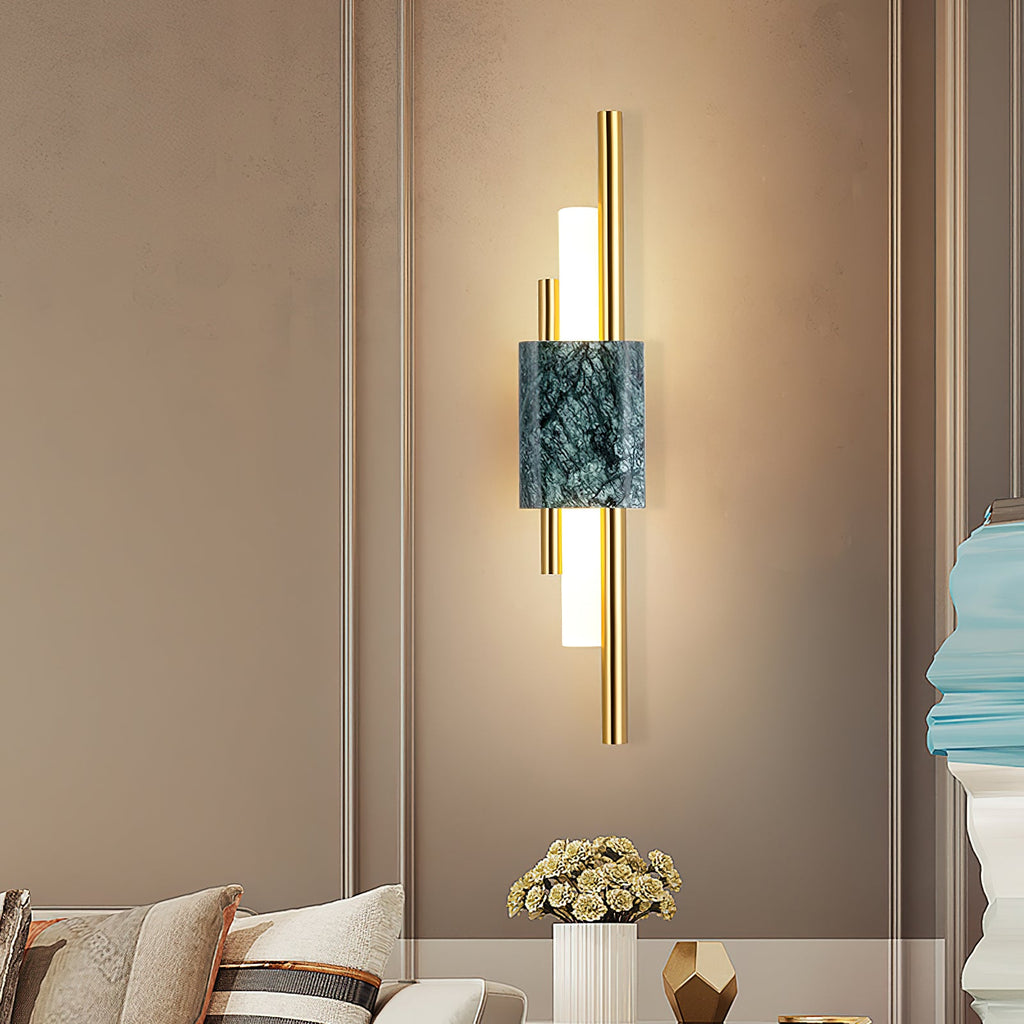 LED Wall Light Fixture - Modern Design with Adjustable Brightness for Living Room, Bedroom & Hallway Lighting