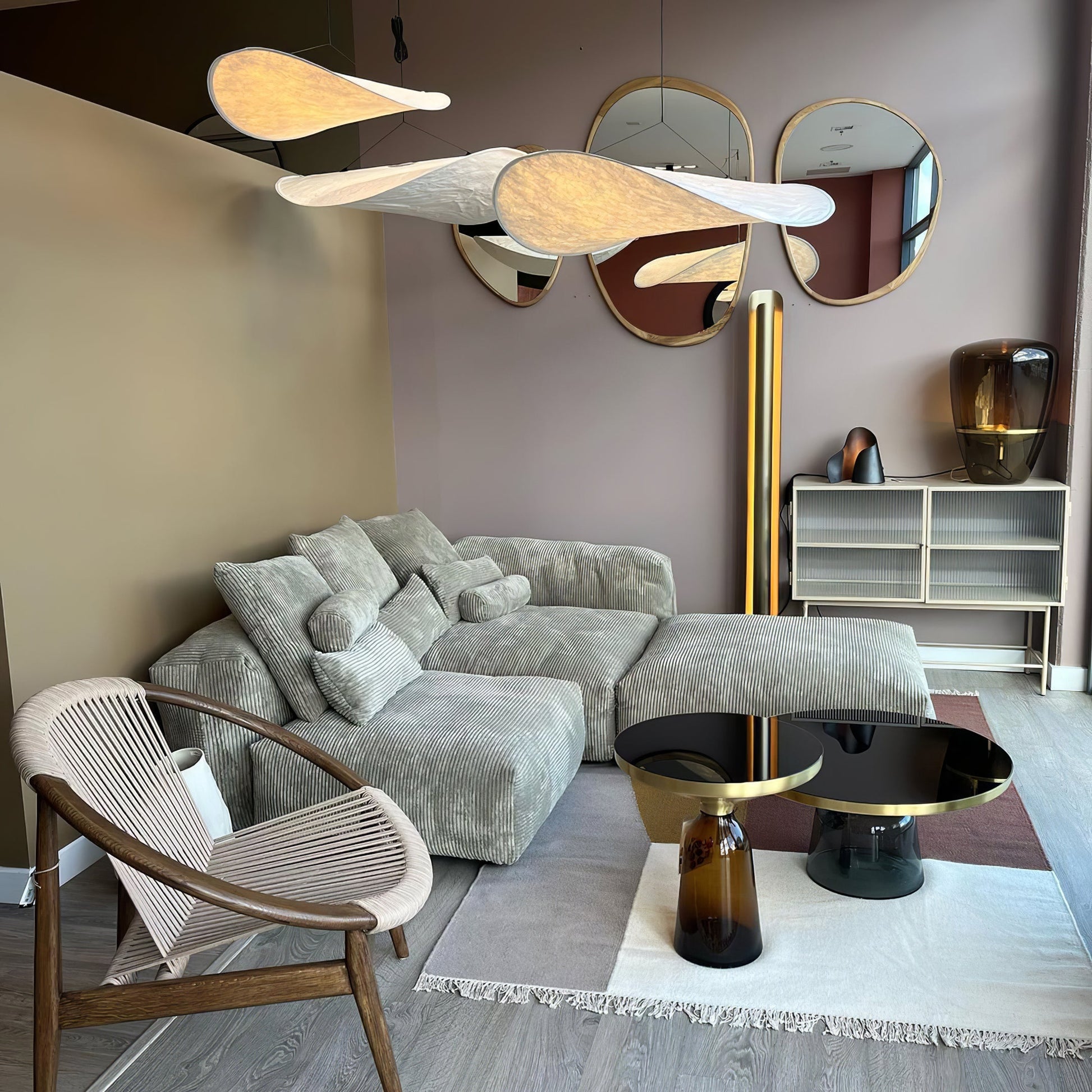 Tyvek Pendant Lamp | Dimmable, Adjustable Height & Ideal for Modern Home Decor