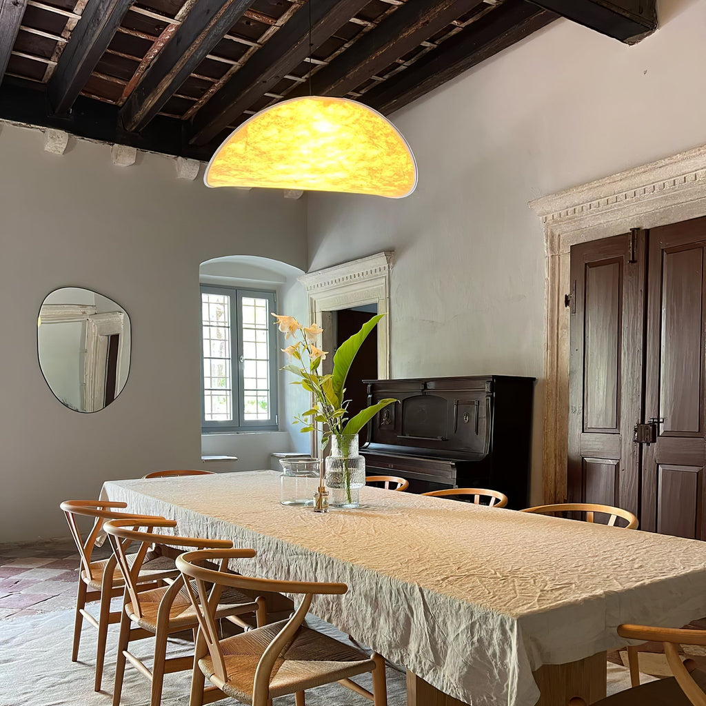 Tyvek Pendant Lamp | Dimmable, Adjustable Height & Ideal for Modern Home Decor