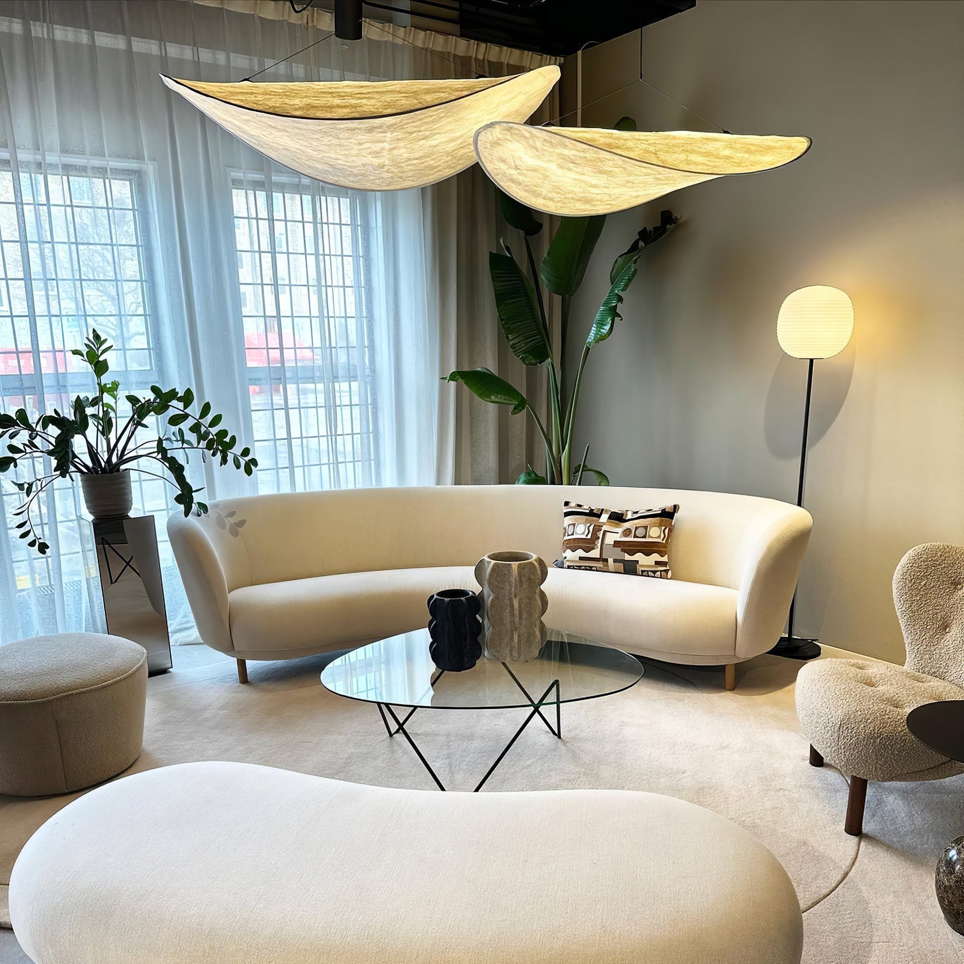 Tyvek Pendant Lamp | Dimmable, Adjustable Height & Ideal for Modern Home Decor