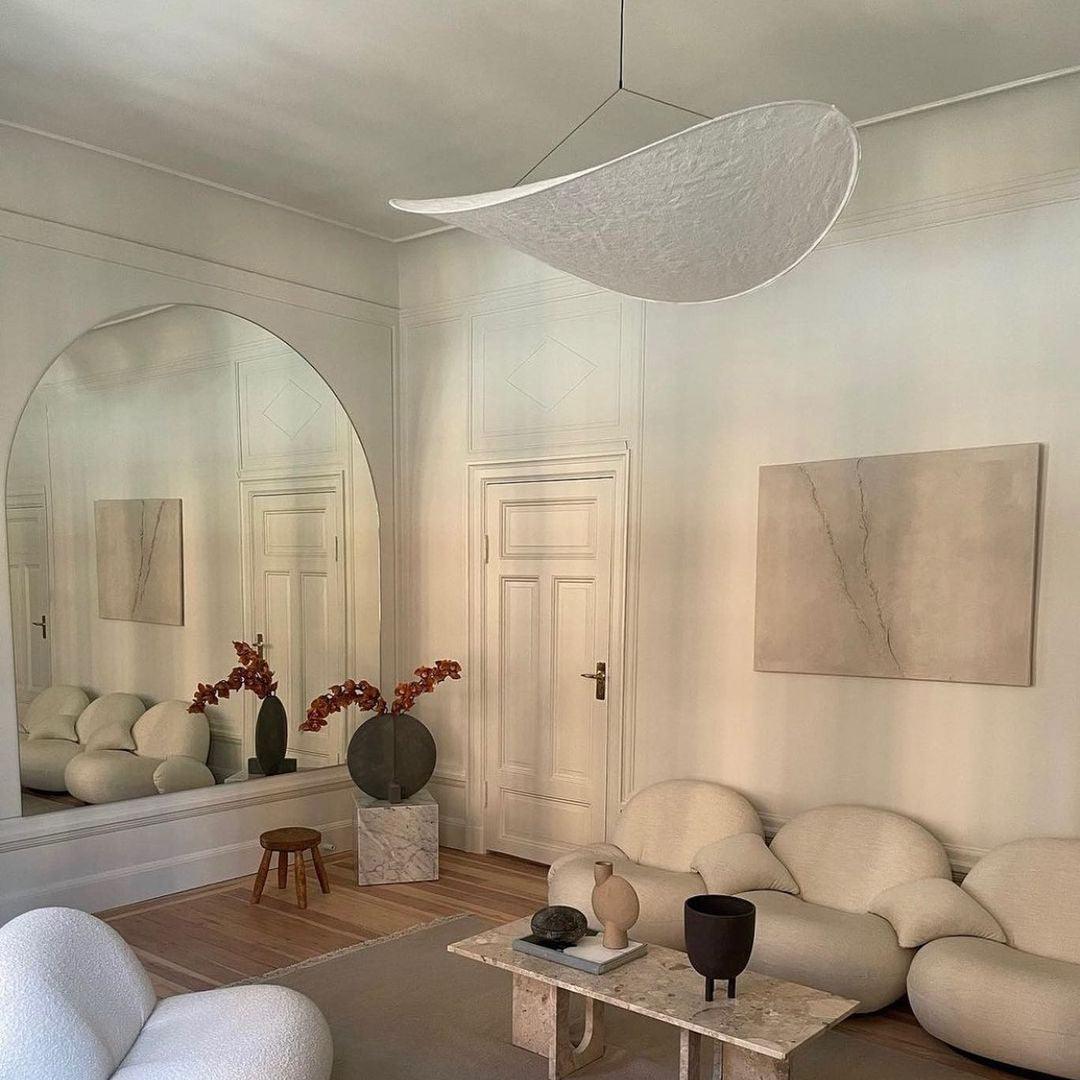 Tyvek Pendant Lamp | Dimmable, Adjustable Height & Ideal for Modern Home Decor
