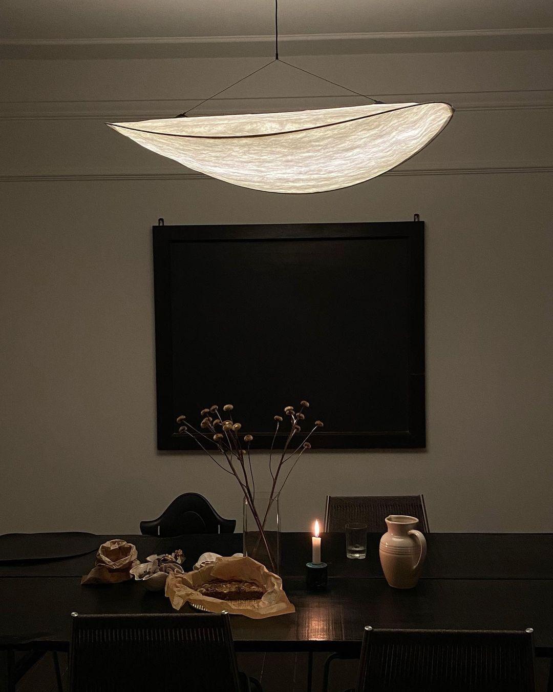 Tyvek Pendant Lamp | Dimmable, Adjustable Height & Ideal for Modern Home Decor