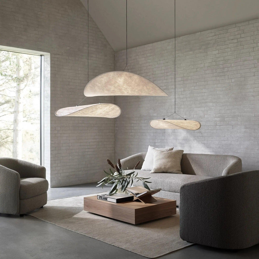 Tyvek Pendant Lamp | Dimmable, Adjustable Height & Ideal for Modern Home Decor