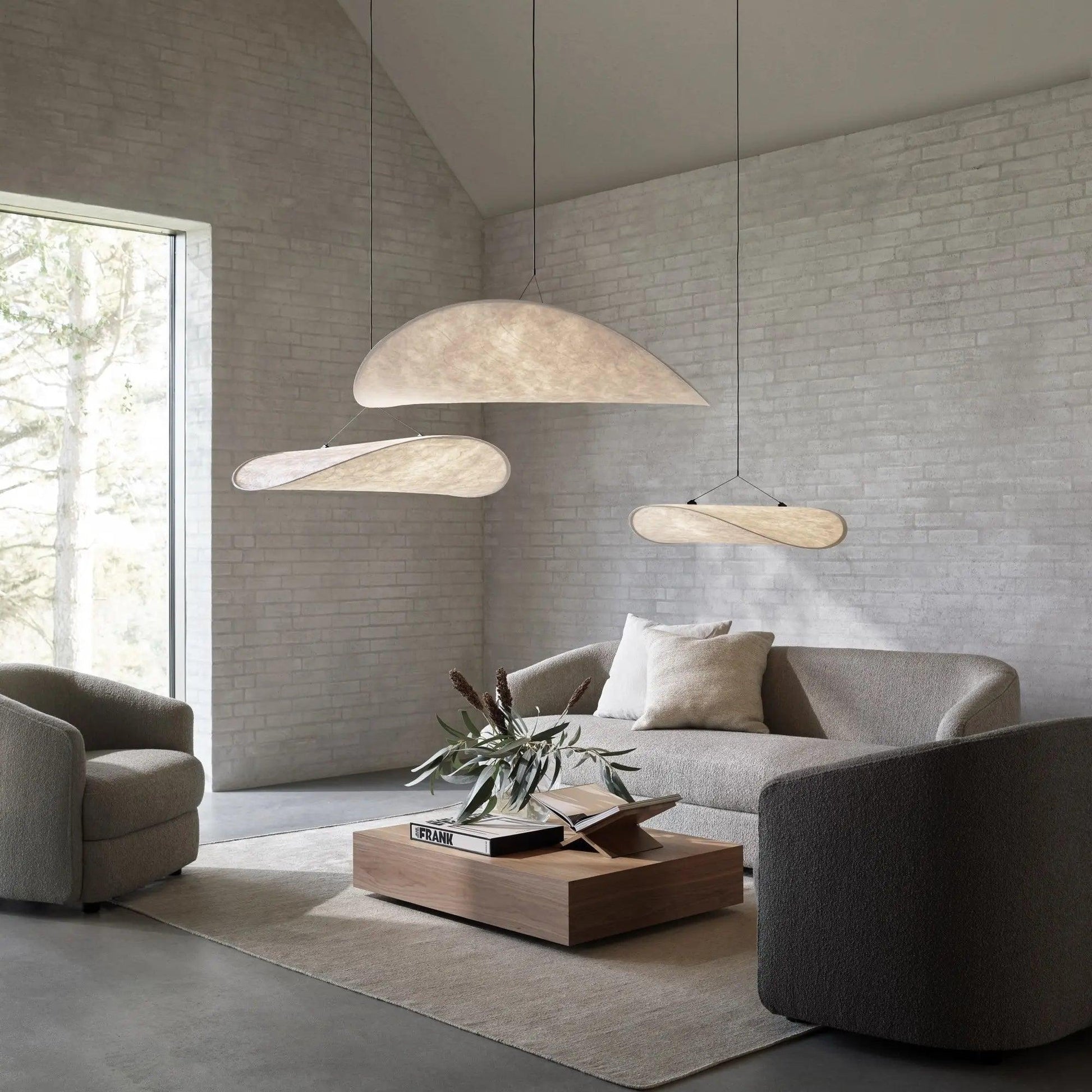 Tyvek Pendant Lamp | Dimmable, Adjustable Height & Ideal for Modern Home Decor