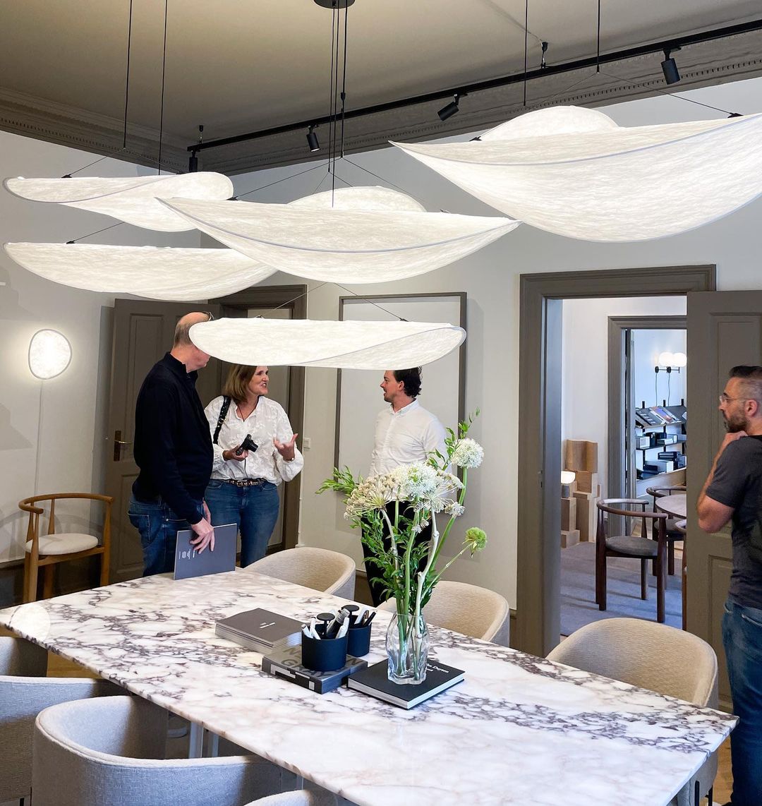 Tyvek Pendant Lamp | Dimmable, Adjustable Height & Ideal for Modern Home Decor