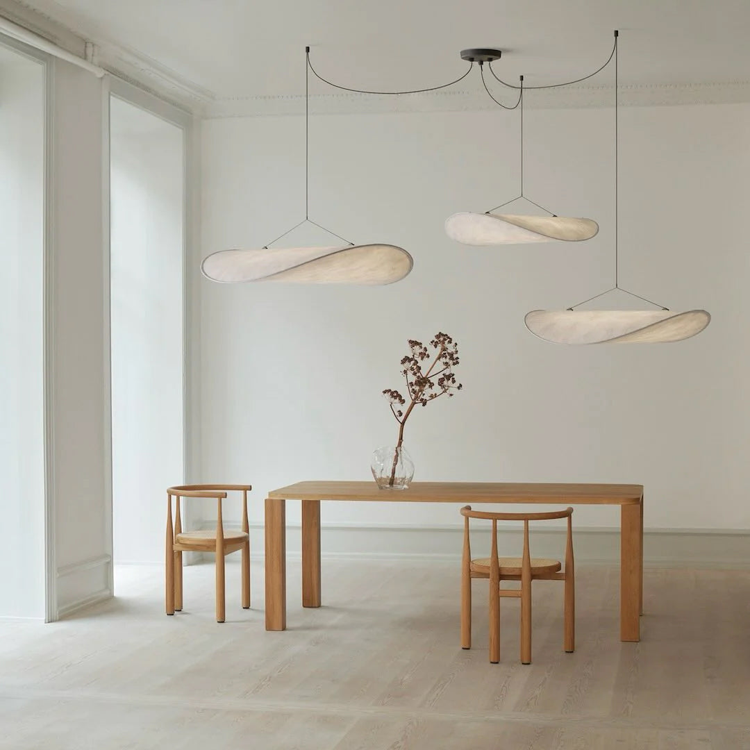 Tyvek Pendant Lamp | Dimmable, Adjustable Height & Ideal for Modern Home Decor