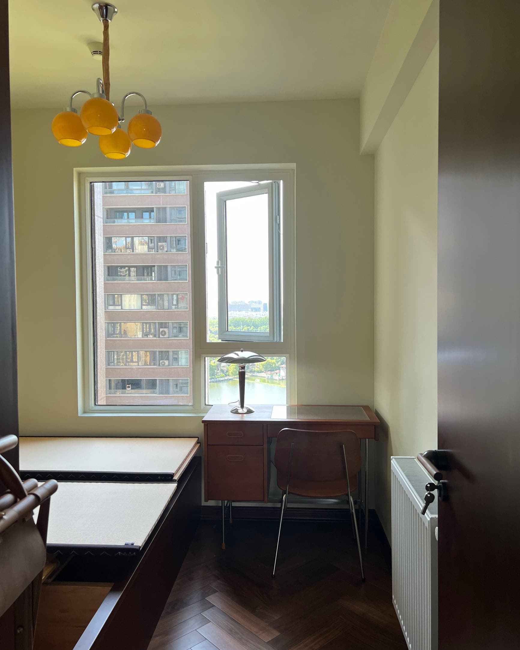 LED Table Lamp with Adjustable Brightness and Modern Design for Living Room & Bedroom Use