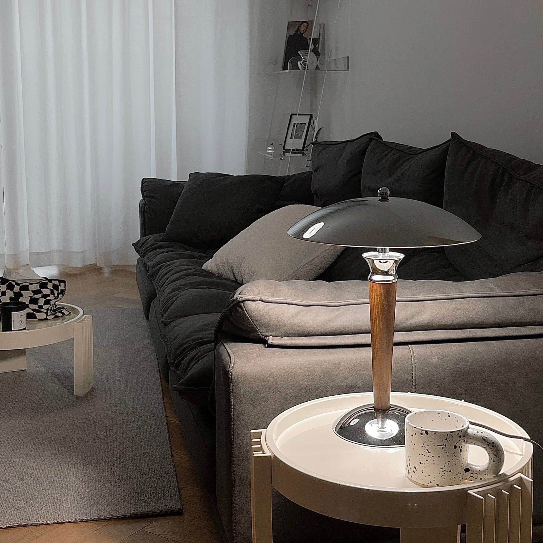 LED Table Lamp with Adjustable Brightness and Modern Design for Living Room & Bedroom Use