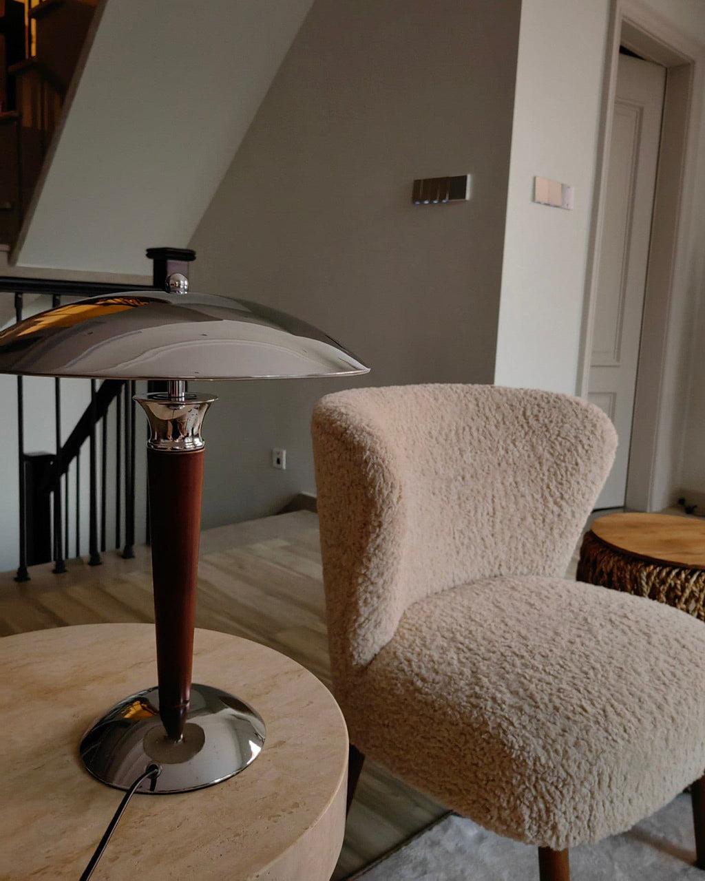 LED Table Lamp with Adjustable Brightness and Modern Design for Living Room & Bedroom Use