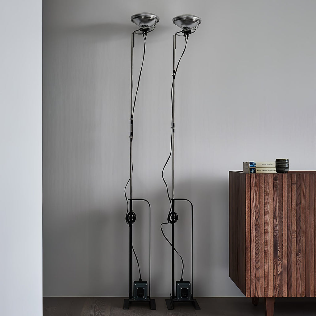 Adjustable LED Floor Lamp | Dimmable, Metal Design & Ideal for Living Room Lighting