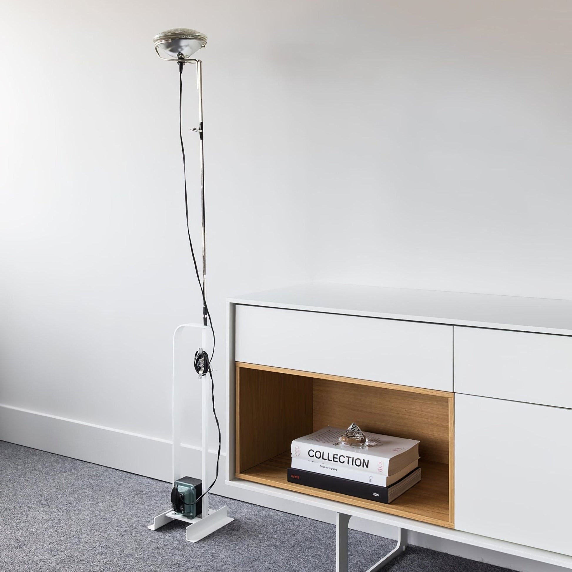 Adjustable LED Floor Lamp | Dimmable, Metal Design & Ideal for Living Room Lighting