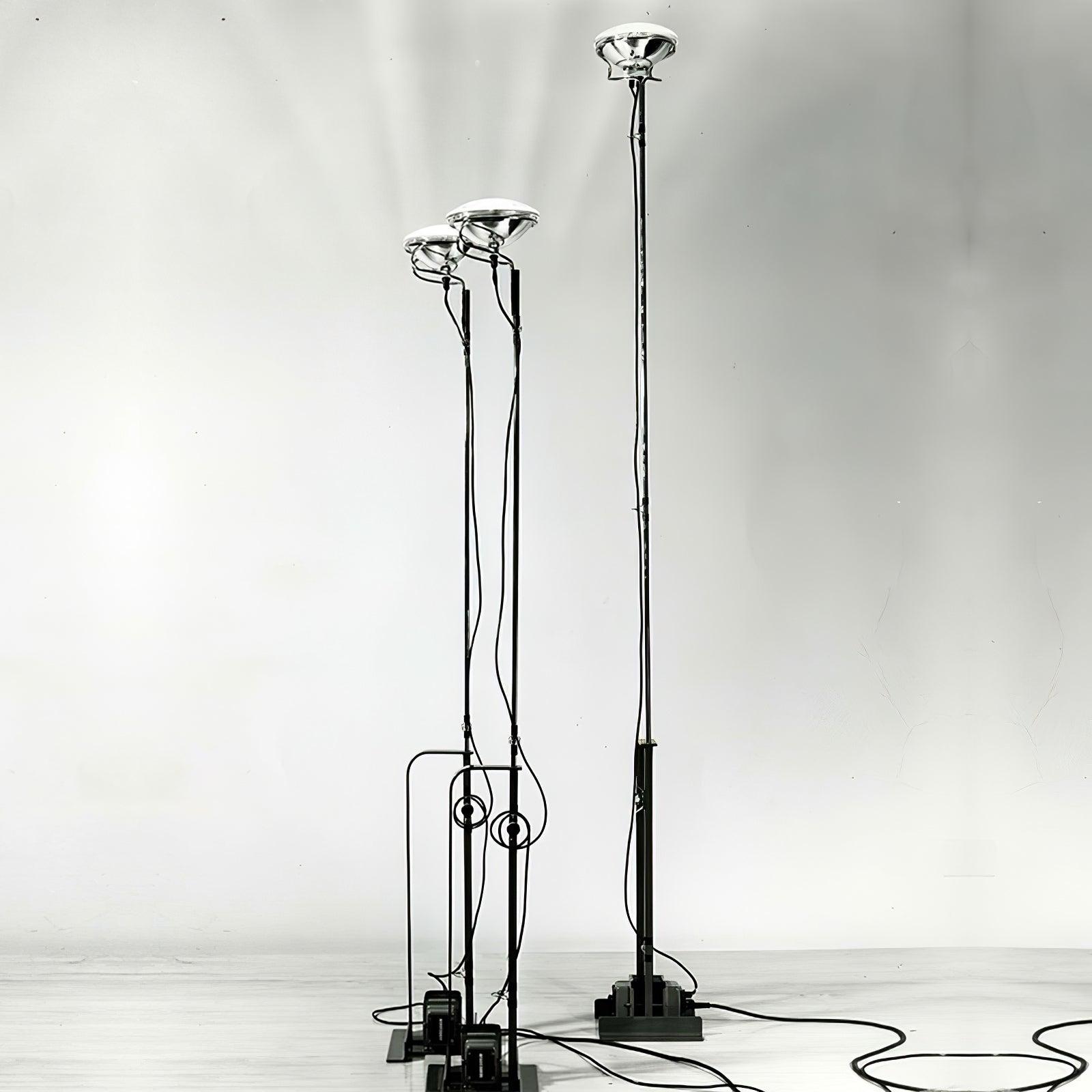 Adjustable LED Floor Lamp | Dimmable, Metal Design & Ideal for Living Room Lighting