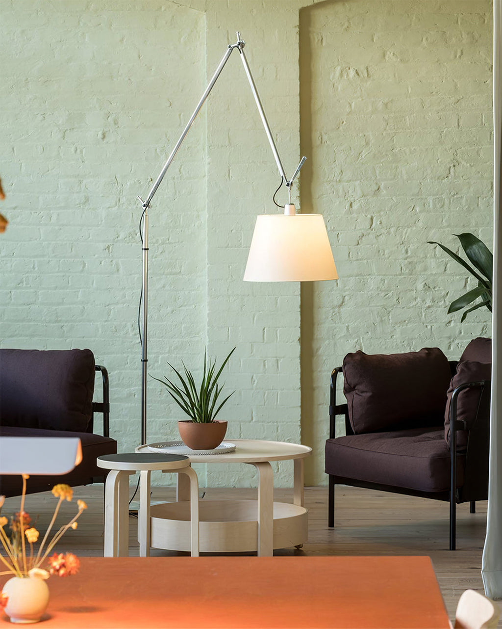 LED Modern Classic Floor Lamp with Adjustable Height for Living Room & Bedroom Lighting