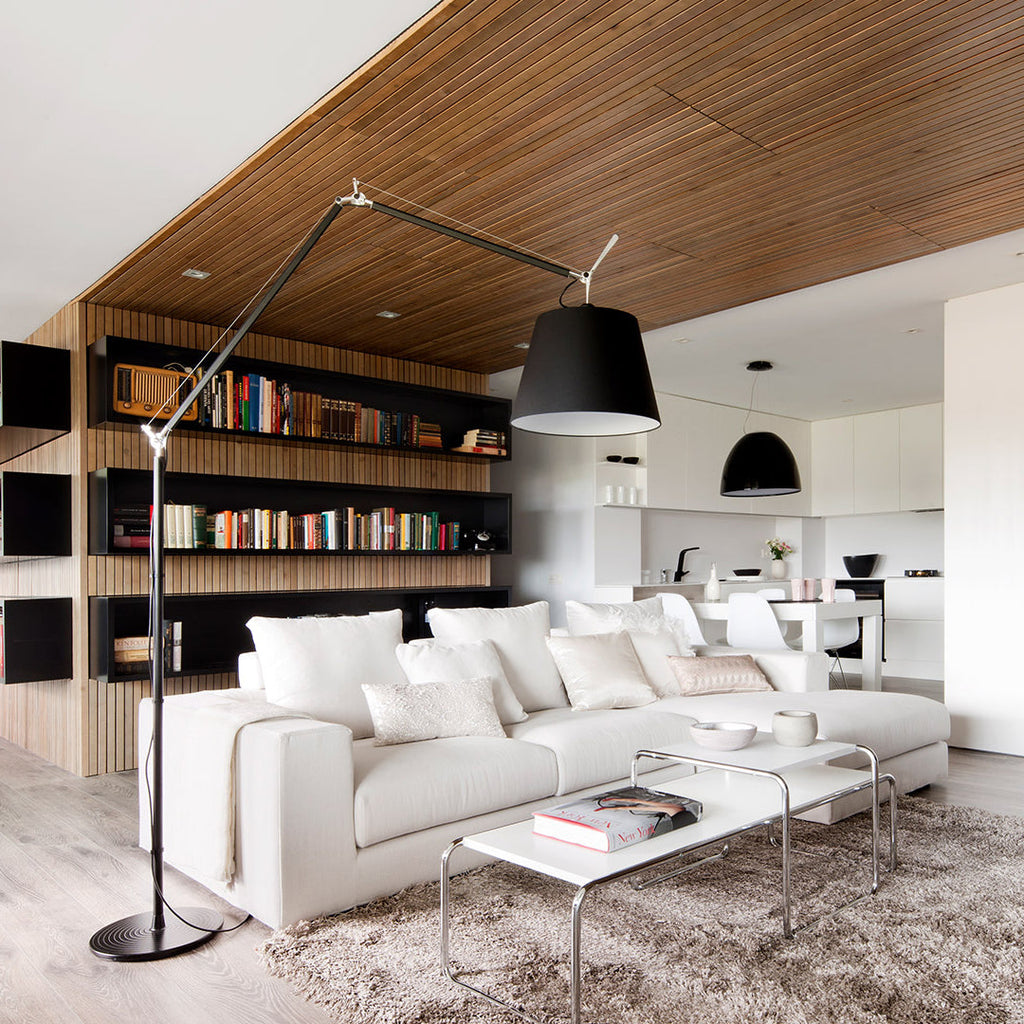 LED Modern Classic Floor Lamp with Adjustable Height for Living Room & Bedroom Lighting