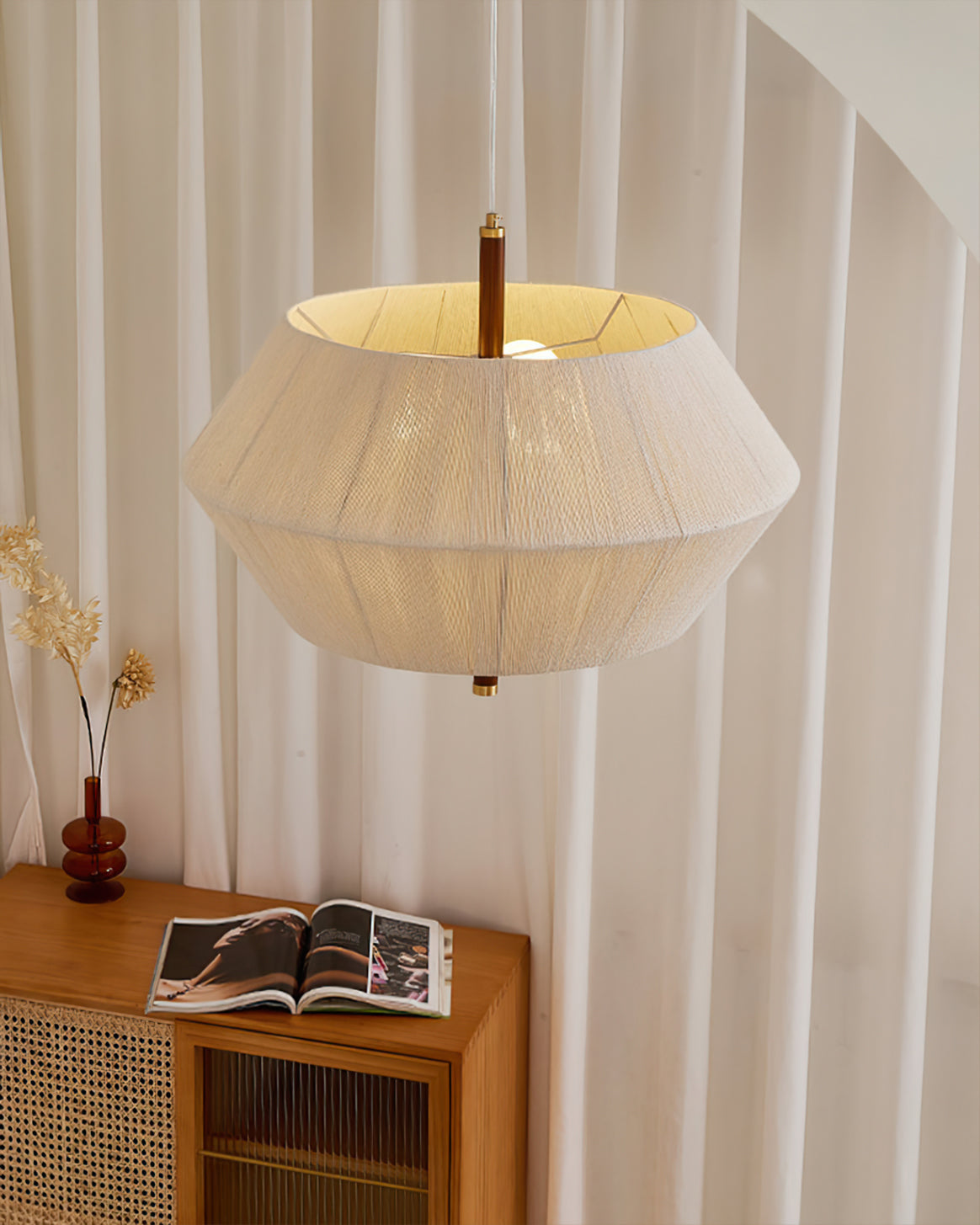 LED Pendant Light Fixture - Modern Brera Design - Adjustable Height for Kitchen & Dining Room Lighting