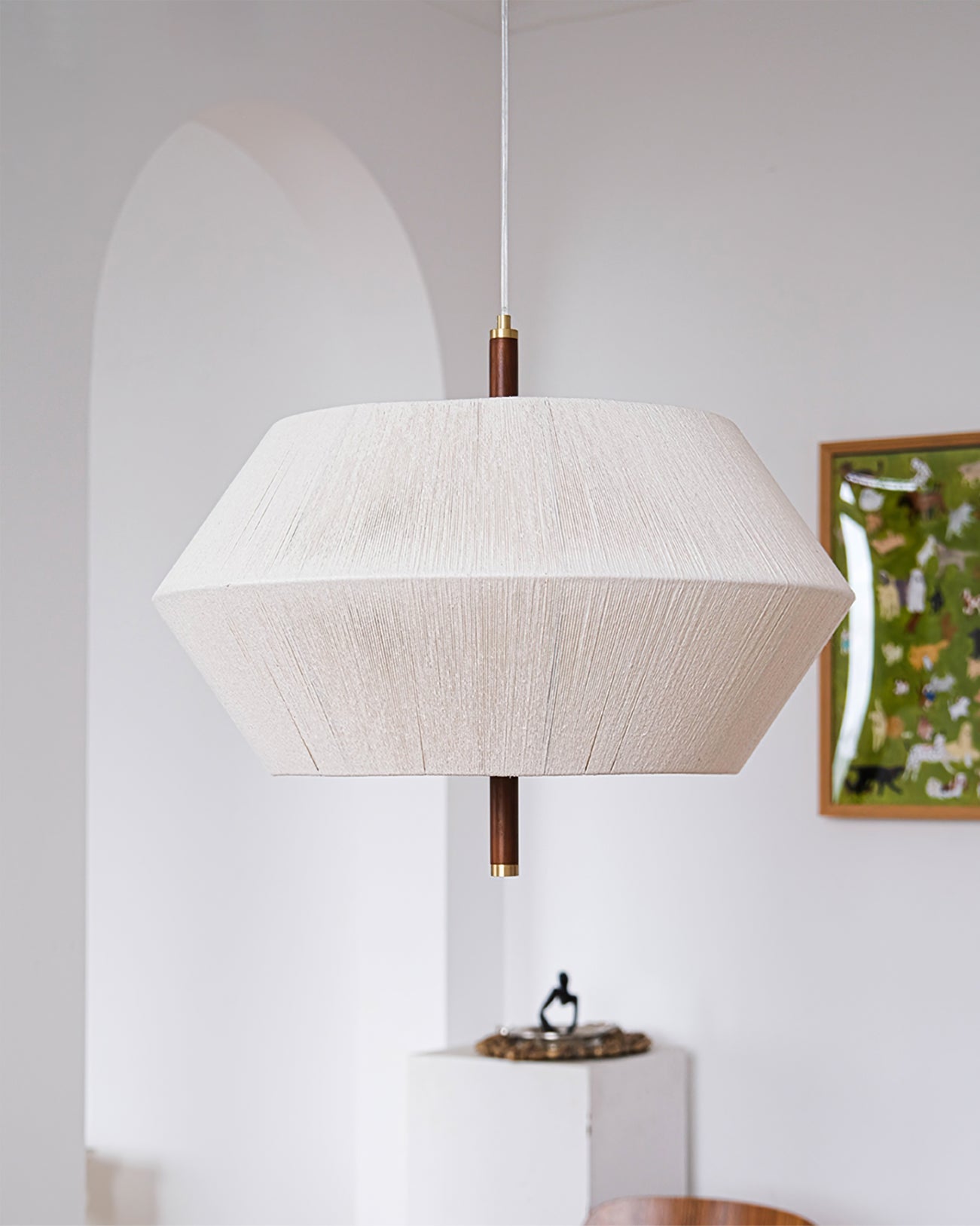 LED Pendant Light Fixture - Modern Brera Design - Adjustable Height for Kitchen & Dining Room Lighting