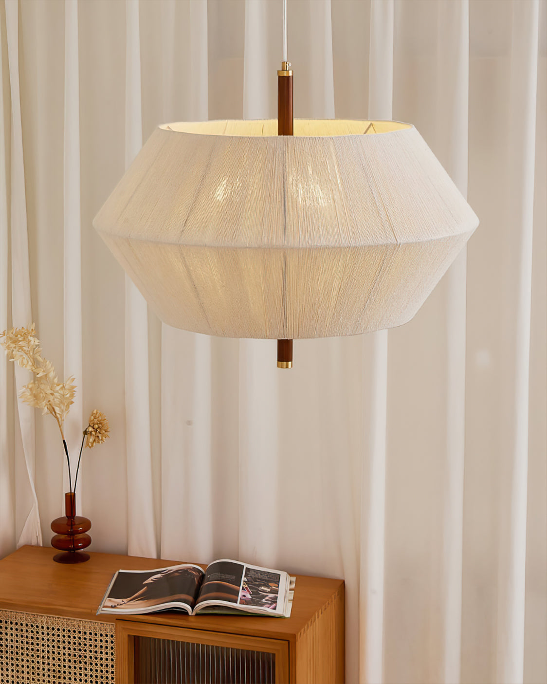 LED Pendant Light Fixture - Modern Brera Design - Adjustable Height for Kitchen & Dining Room Lighting