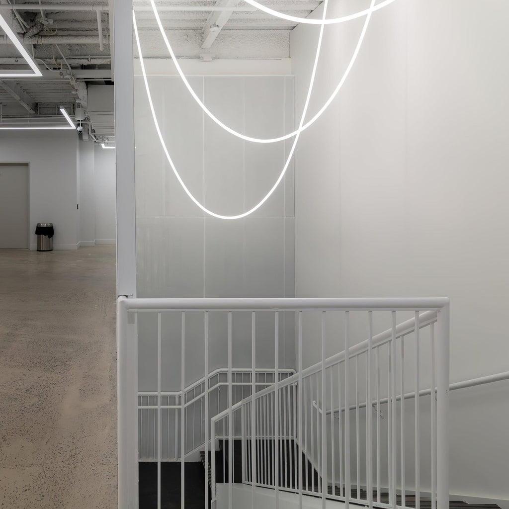 Flex LED Pendant Light Fixture - Adjustable Hanging Lamp for Kitchen Island & Dining Room