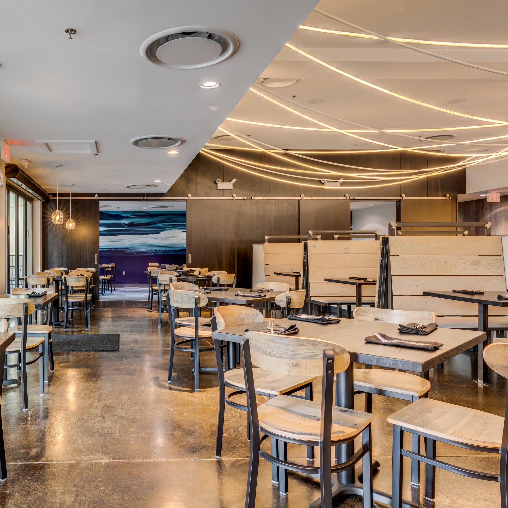 Flex LED Pendant Light Fixture - Adjustable Hanging Lamp for Kitchen Island & Dining Room