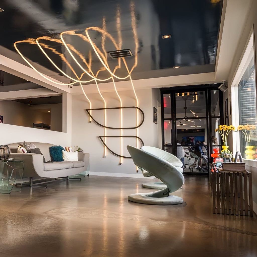 Flex LED Pendant Light Fixture - Adjustable Hanging Lamp for Kitchen Island & Dining Room