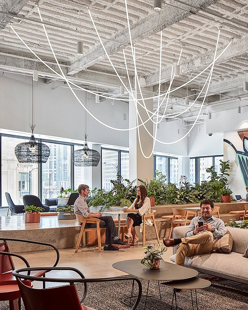 Flex LED Pendant Light Fixture - Adjustable Hanging Lamp for Kitchen Island & Dining Room