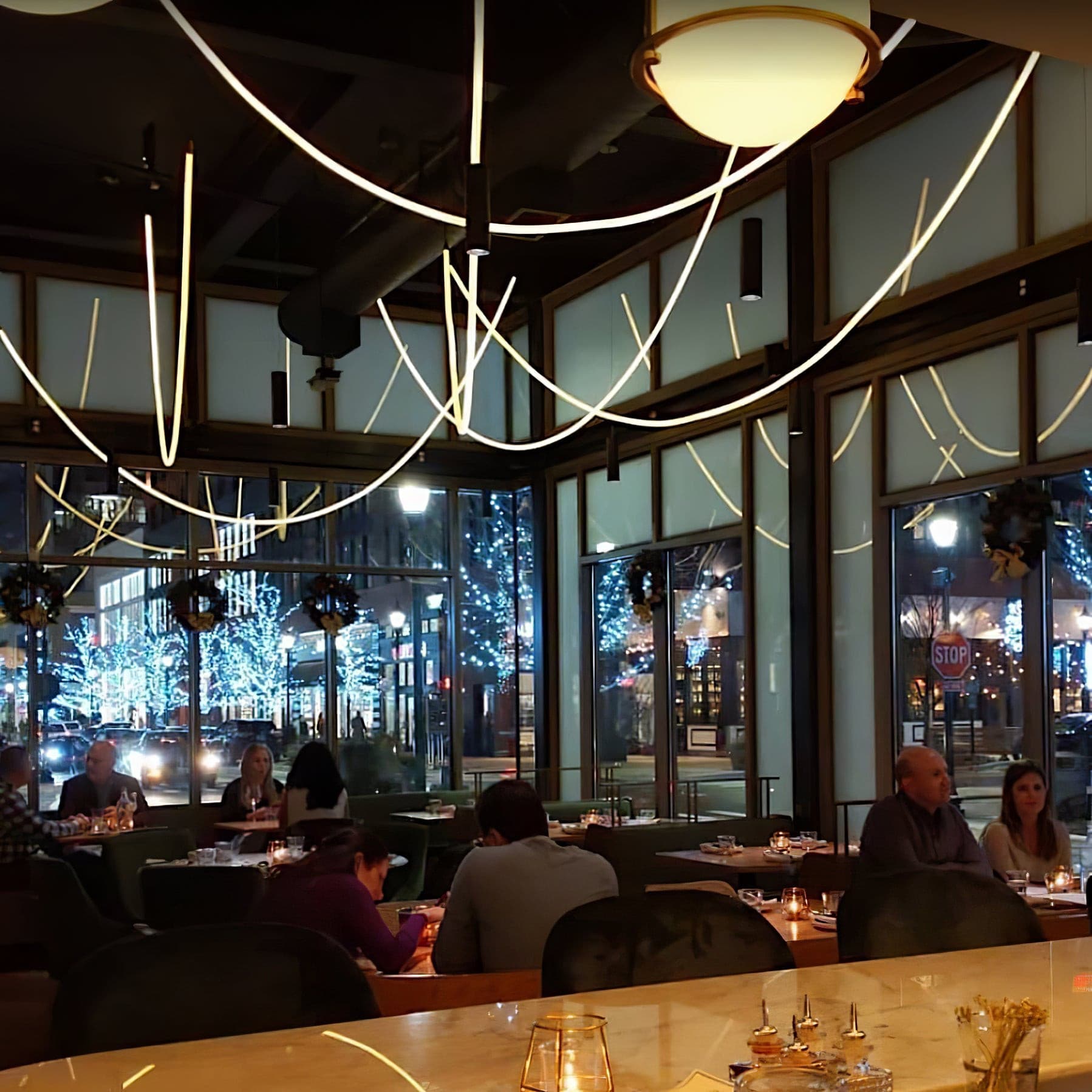 Flex LED Pendant Light Fixture - Adjustable Hanging Lamp for Kitchen Island & Dining Room