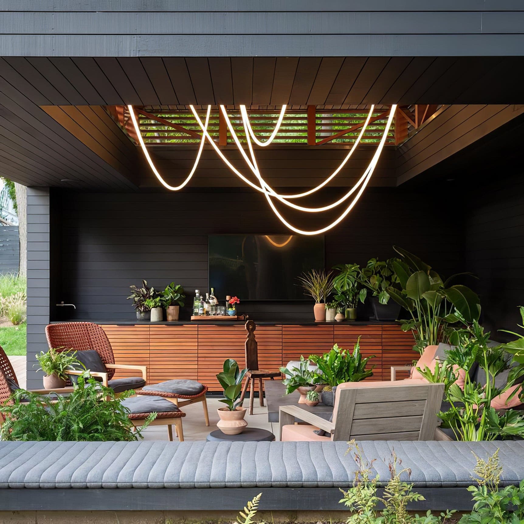 Flex LED Pendant Light Fixture - Adjustable Hanging Lamp for Kitchen Island & Dining Room