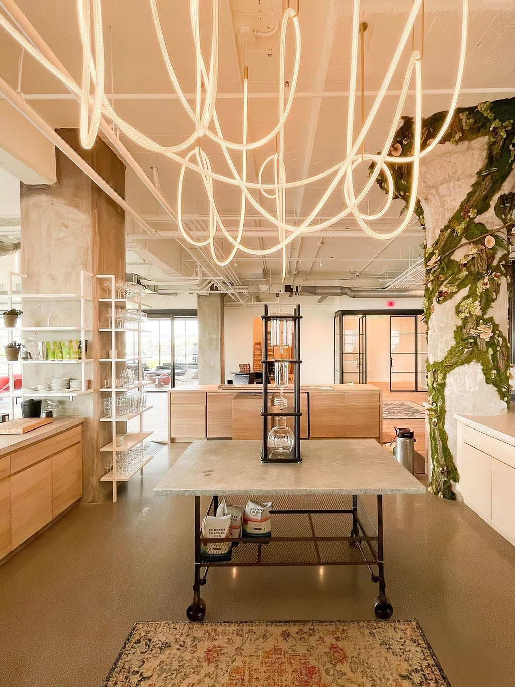 Flex LED Pendant Light Fixture - Adjustable Hanging Lamp for Kitchen Island & Dining Room