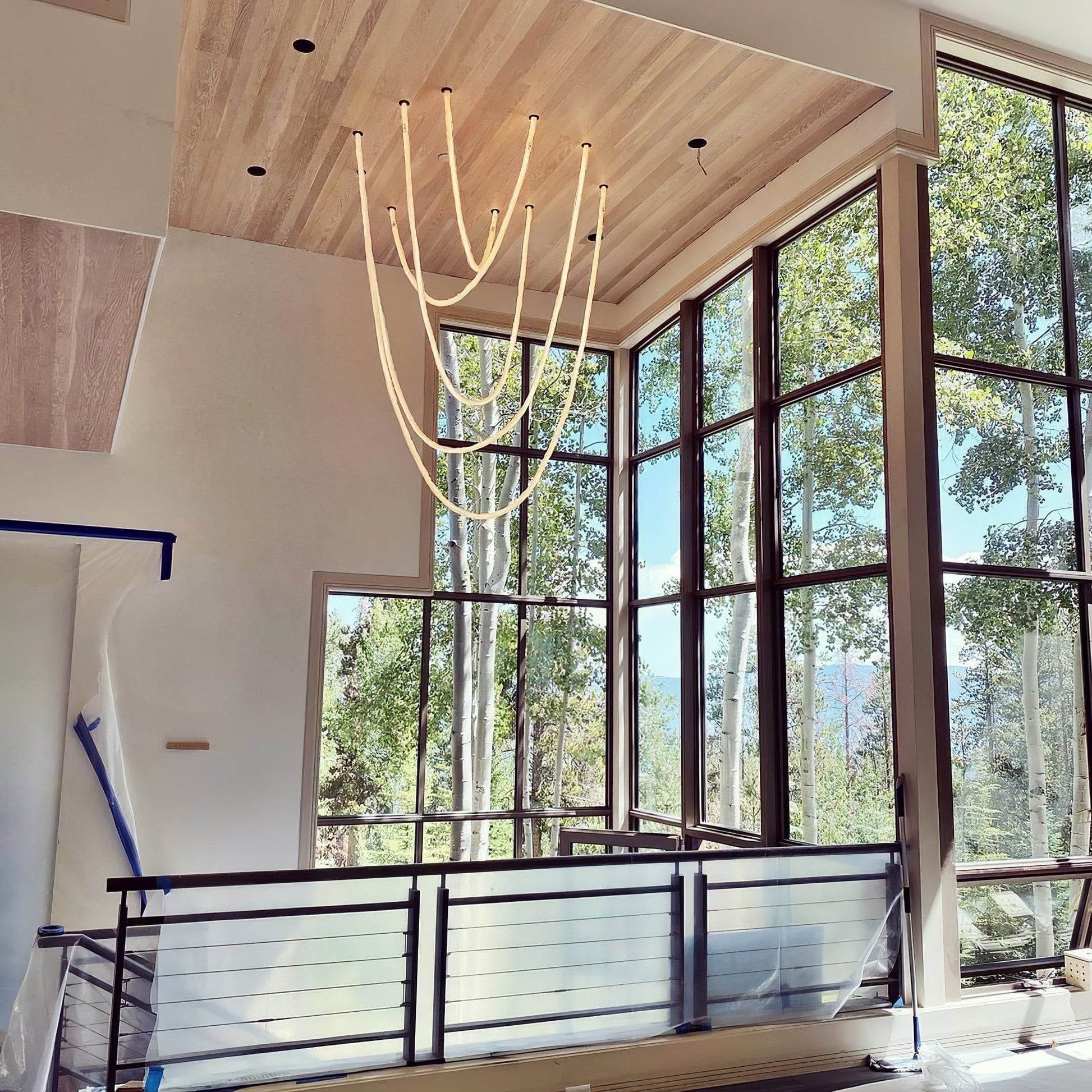 Flex LED Pendant Light Fixture - Adjustable Hanging Lamp for Kitchen Island & Dining Room