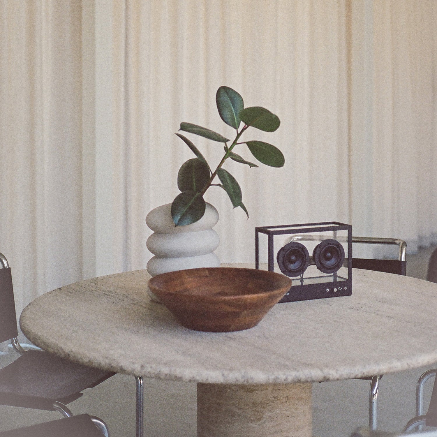 Compact Transparent Bluetooth Speaker with Clear Sound for Home, Office & Outdoor Use