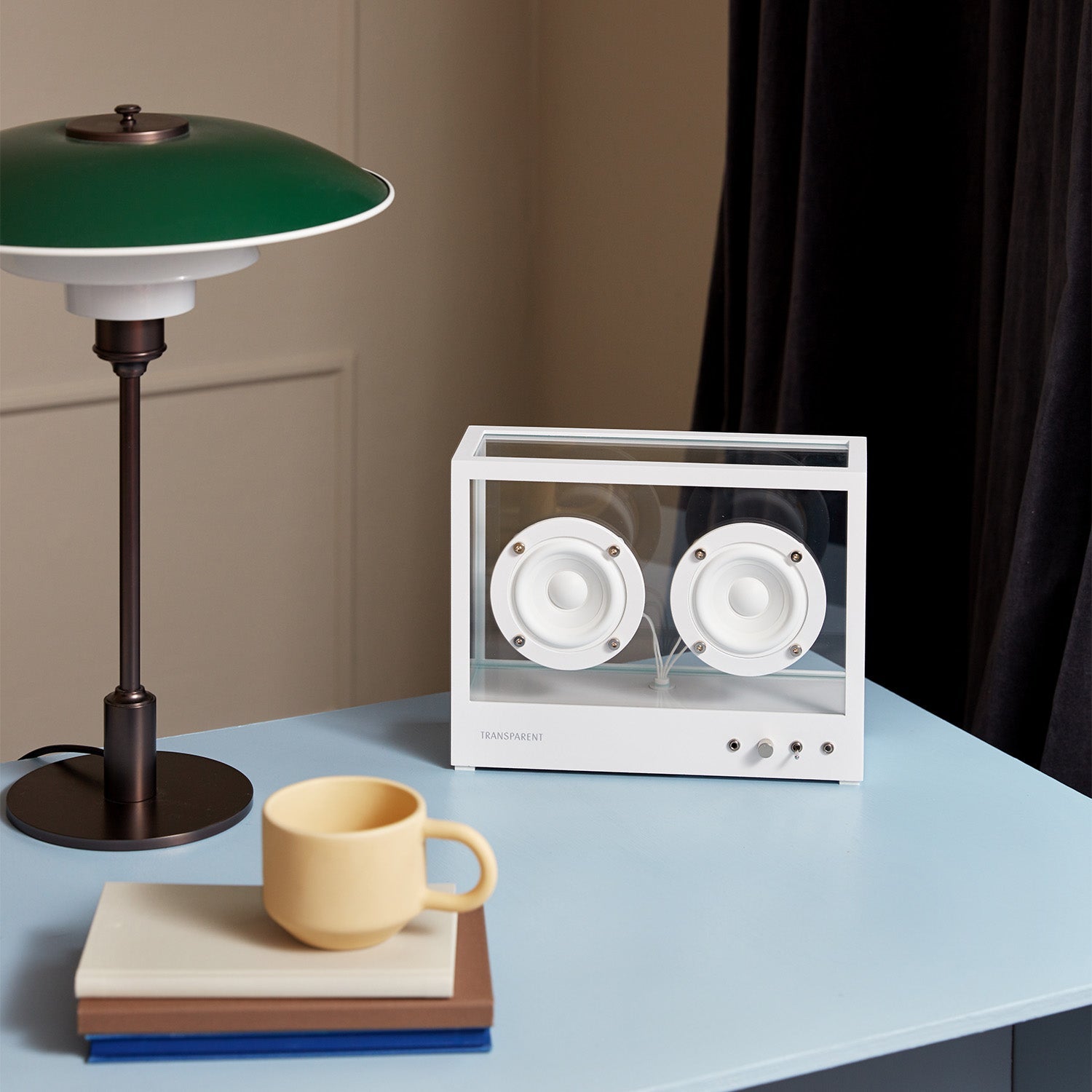 Compact Transparent Bluetooth Speaker with Clear Sound for Home, Office & Outdoor Use