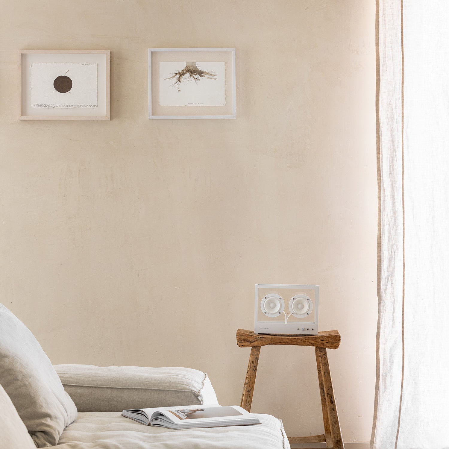 Compact Transparent Bluetooth Speaker with Clear Sound for Home, Office & Outdoor Use