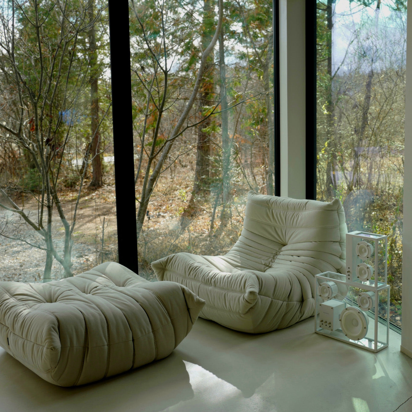 High-Fidelity Transparent Bluetooth Speaker with LED Light for Home Audio & Parties