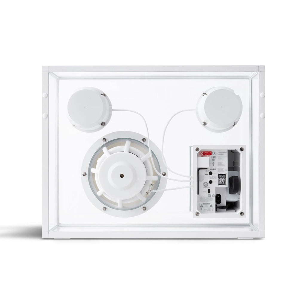 High-Fidelity Transparent Bluetooth Speaker with LED Light for Home Audio & Parties