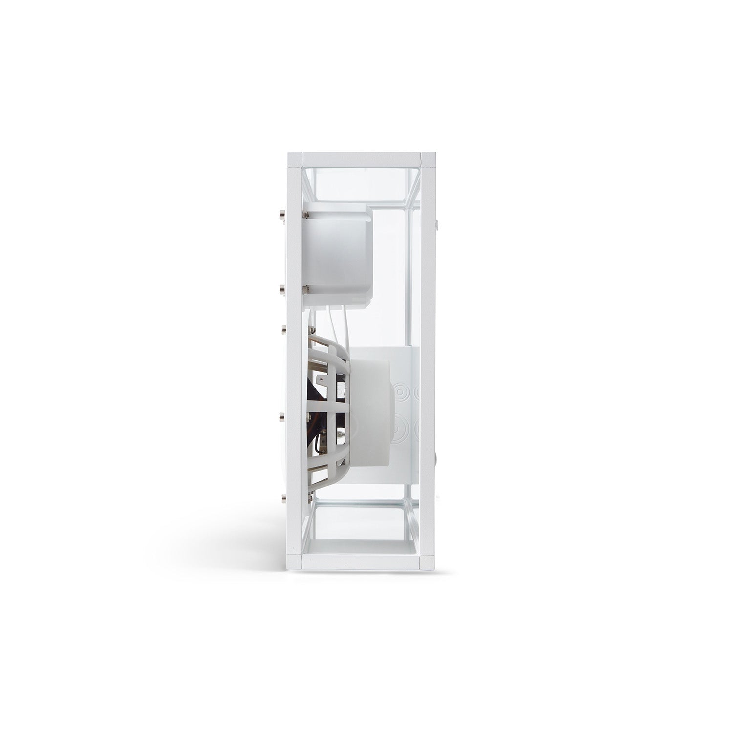 High-Fidelity Transparent Bluetooth Speaker with LED Light for Home Audio & Parties