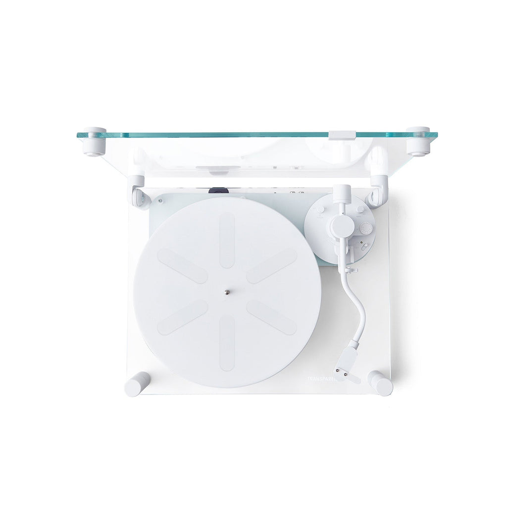 Transparent Acrylic Turntable for Vinyl Records & DJ Use - Lightweight, Durable Design