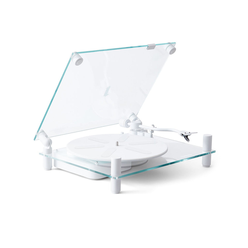 Transparent Acrylic Turntable for Vinyl Records & DJ Use - Lightweight, Durable Design