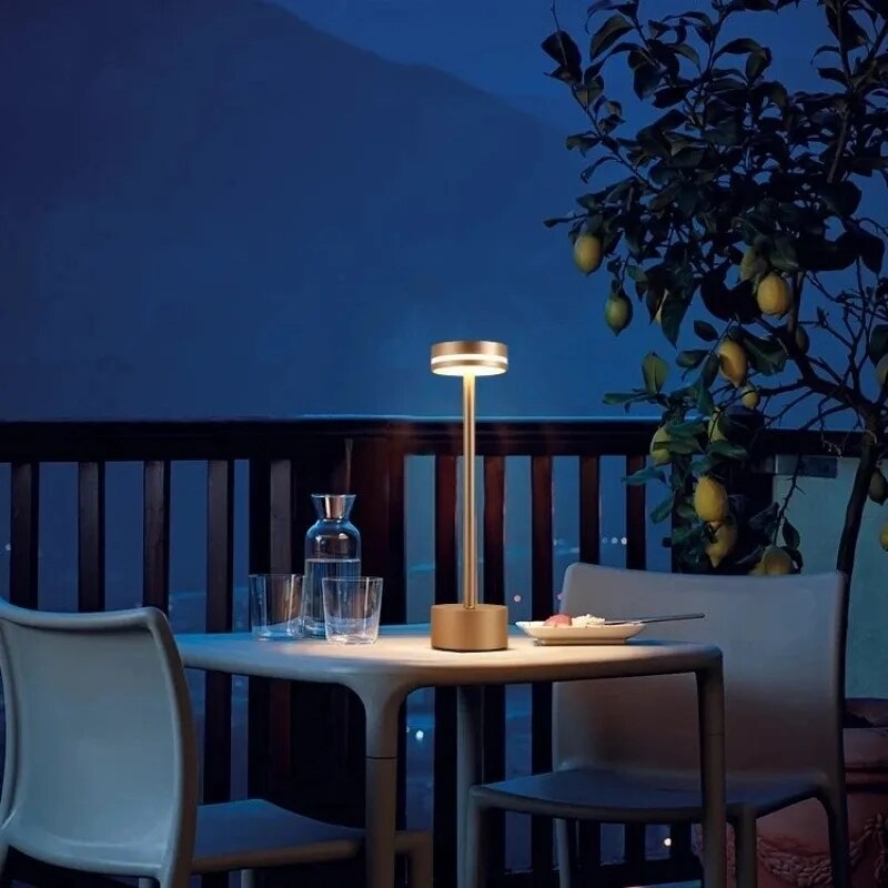 Modern Minimalist Touch Control Table Lamp – Adjustable LED Night Light for Home, Café, Hotel