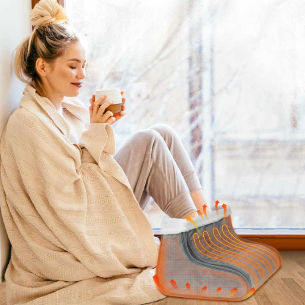 Electric Foot Warmer Heater - 5 Heating Modes with Constant Temperature