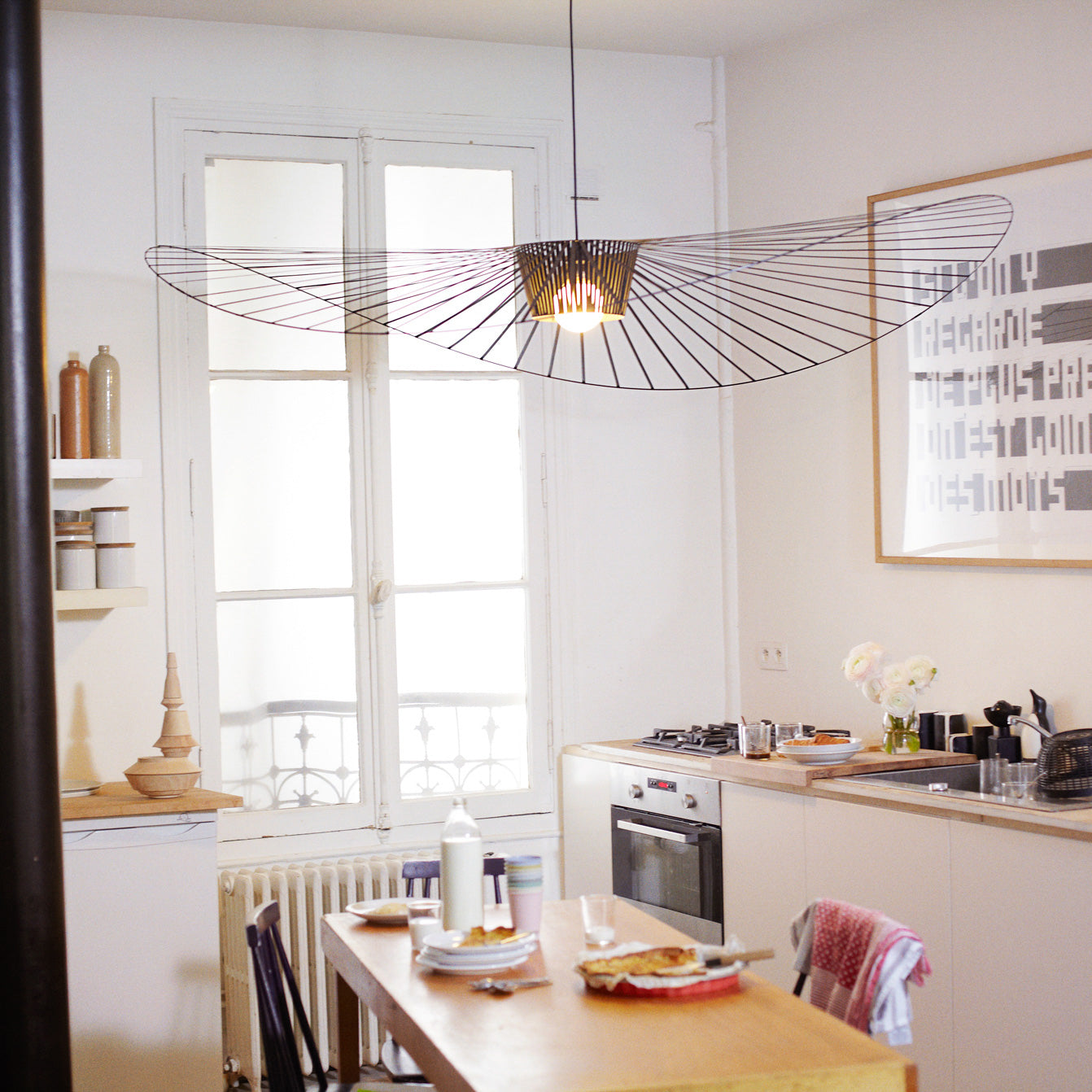 Vertigo Pendant Light Fixture - Modern Adjustable Hanging Lamp for Dining Room, Kitchen, and Living Spaces