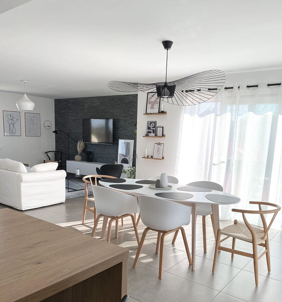 Vertigo Pendant Light Fixture - Modern Adjustable Hanging Lamp for Dining Room, Kitchen, and Living Spaces