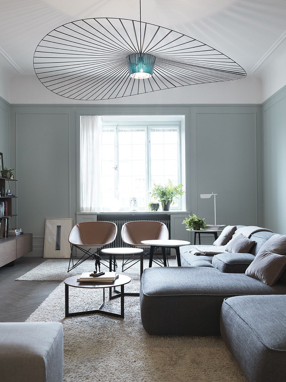 Vertigo Pendant Light Fixture - Modern Adjustable Hanging Lamp for Dining Room, Kitchen, and Living Spaces