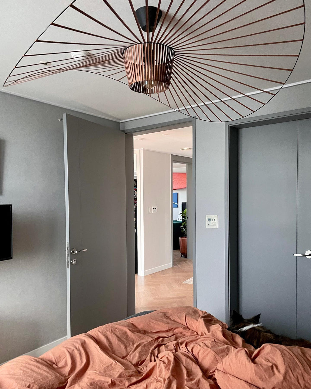 Vertigo Pendant Light Fixture - Modern Adjustable Hanging Lamp for Dining Room, Kitchen, and Living Spaces