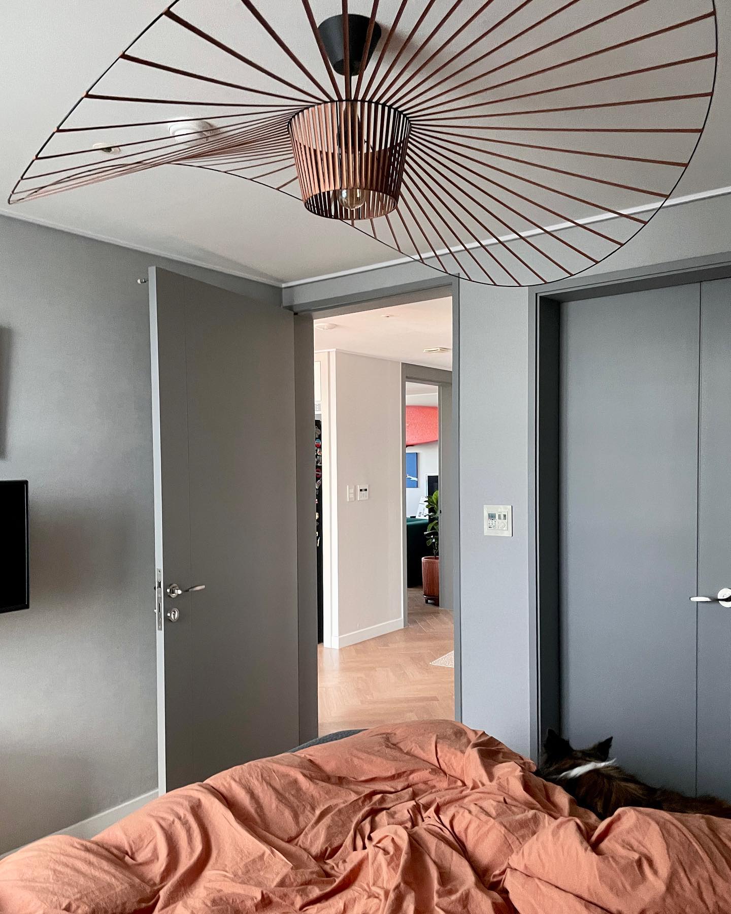 Vertigo Pendant Light Fixture - Modern Adjustable Hanging Lamp for Dining Room, Kitchen, and Living Spaces